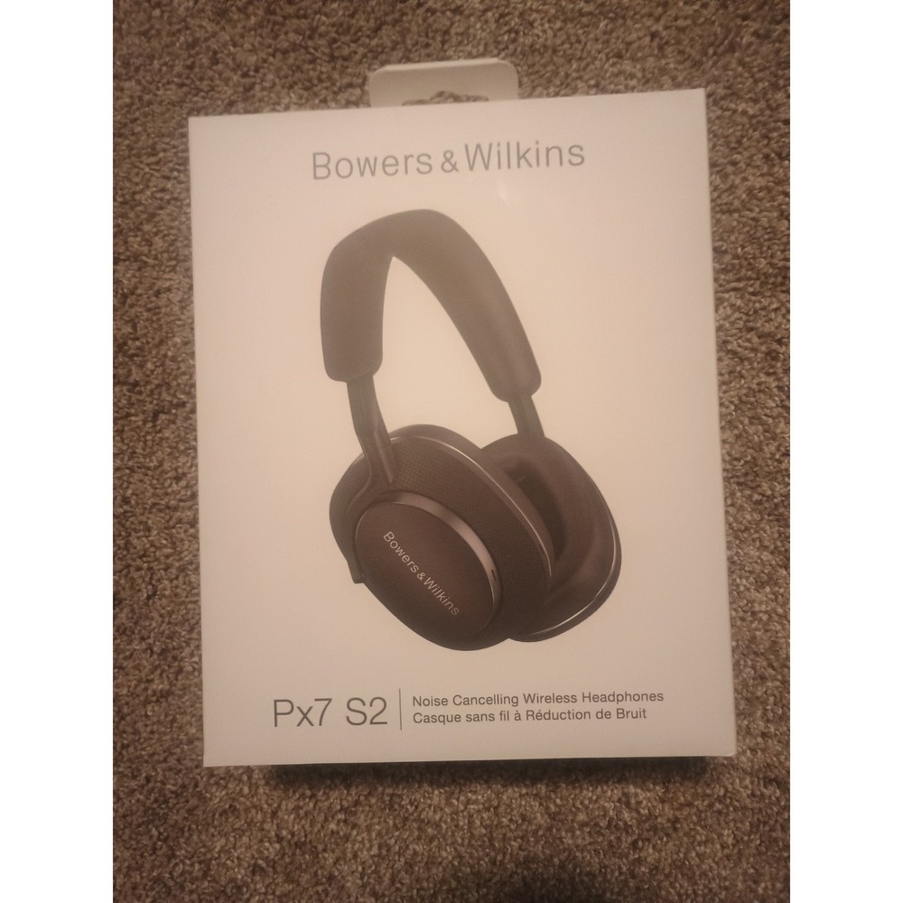 Bowers & Wilkins PX7 S2 Noise-Cancelling Wireless Headphones Black Recertified